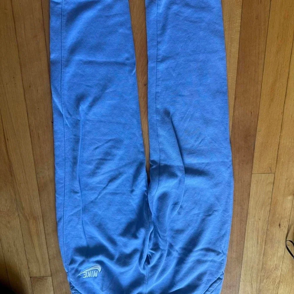 Nike Kids Blue Purple Fleece Jogger Sweatpants Youth XL Athleisure